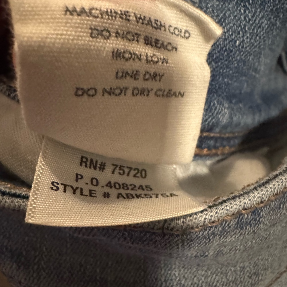 BKE Gabby High Rise Ankle Skinny Jeans - Blue - Picture 8 of 9